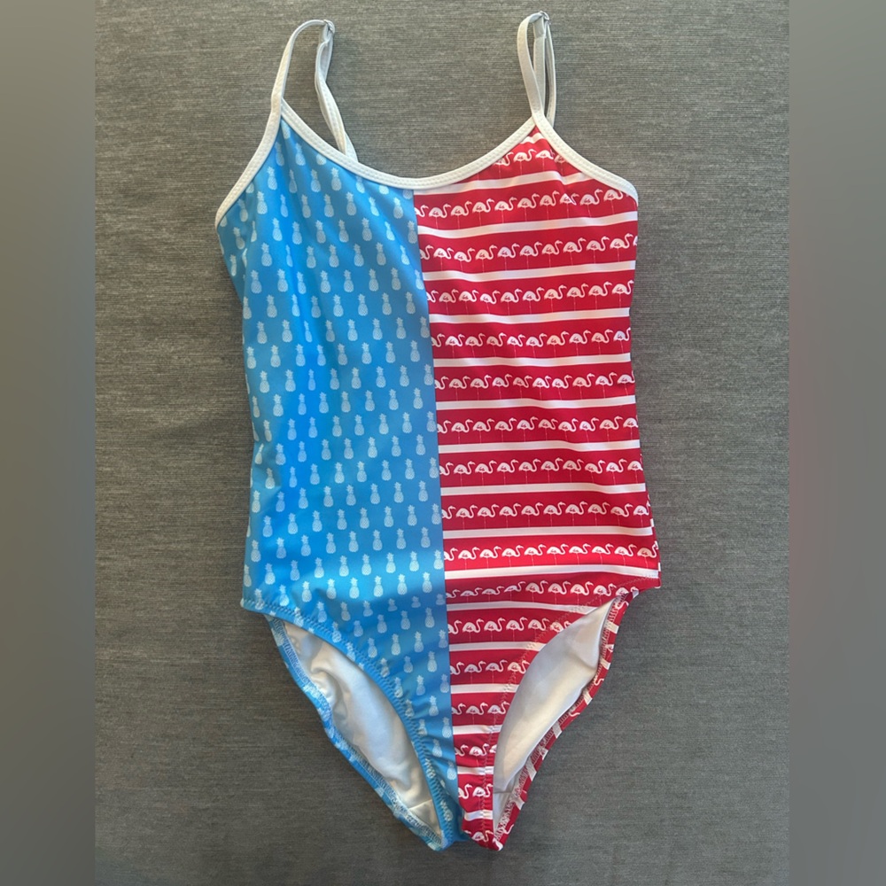 Small Chubbies Blue and White Swimwear